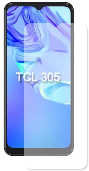 Гидрогелевая пленка LuxCase для TCL 305, Прозрачная, 0,14 мм, Front - фото №1