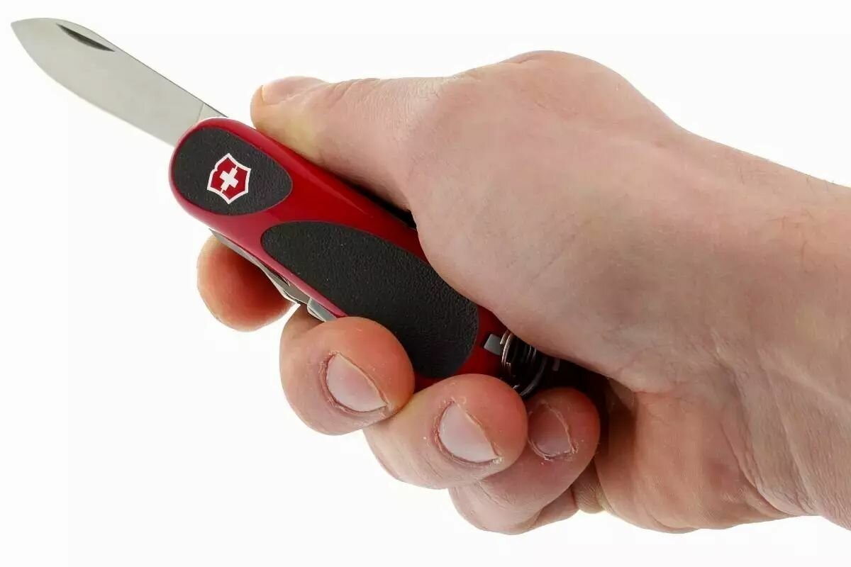 Нож перочинный Victorinox EvoGrip S557 (2.5223.SC) 85мм 21функций красный/черный карт.коробка - фото №9