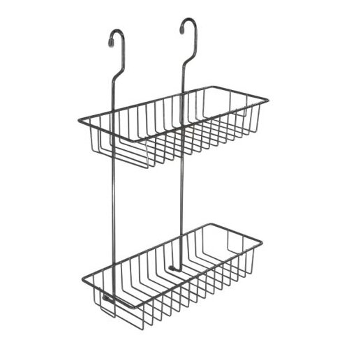 фото Rus-280522 полка для рейлинга 2-я ярусная прямоугольная корзина, rosenberg