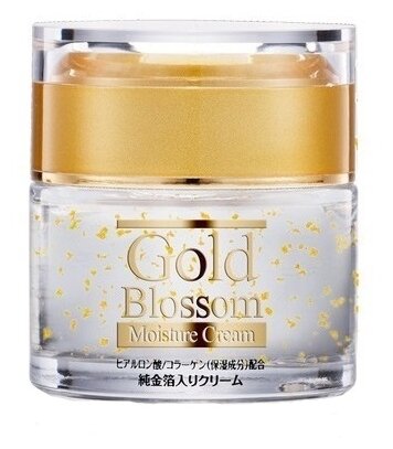 Squeeze Gold Blossom Moisture Cream Увлажняющий крем для лица с золотом, гиалуроновой кислотой и коллагеном, 50 мл