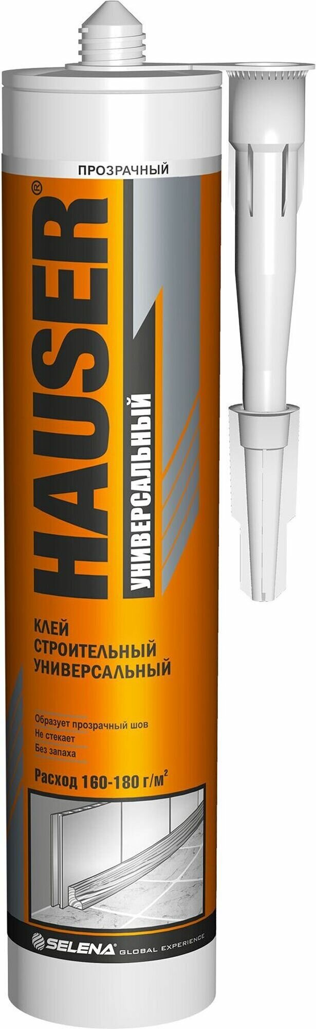 Жидкие гвозди HAUSER 310 г прозрачные