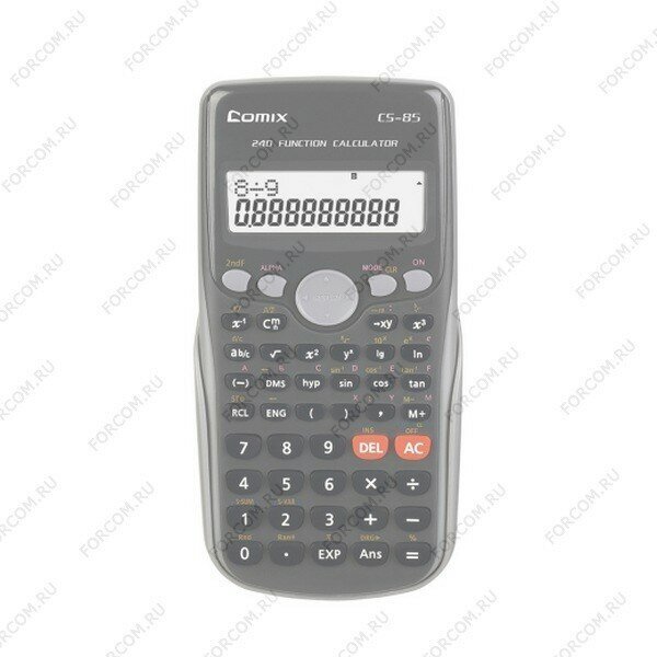Калькулятор научный Comix CS-85, 240 функций, 10+2 разрядный,164 х 83 мм, черный (Comix CS-85) EOL