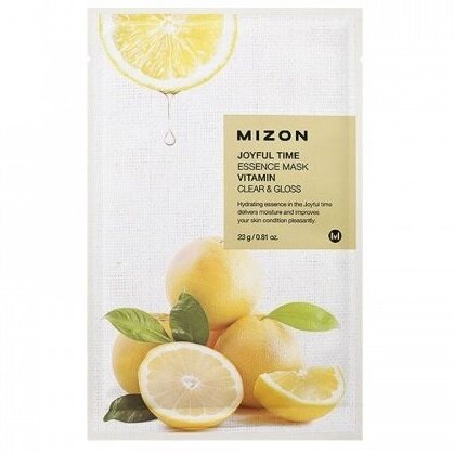 MIZON Joyful Time Essence Mask Vitamin C Маска для лица с витамином С 10 уп.