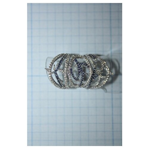 фото Element47 кольцо из серебра 925 пробы с кубическим цирконием dm1354_blwr_001_wg, размер 17