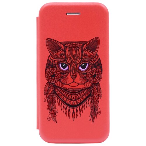 фото Чехол-книжка book art jack grand cat для huawei p smart z / y9 prime (2019) / honor 9x красный gosso
