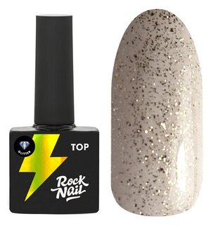 RockNail Верхнее покрытие Glitter Top