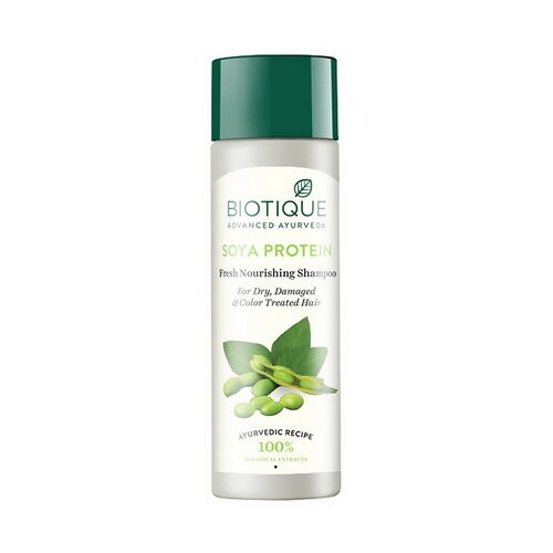 Biotique шампунь Bio Soya Protein Fresh Nourishing питательный, 190 мл мыло миндаль марки биотик almond soap biotique 150 грамм