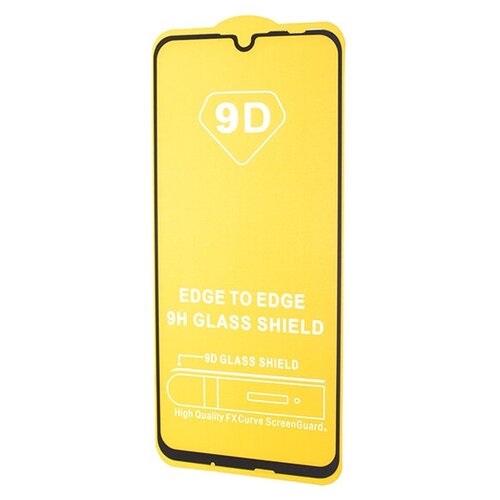 Защитное стекло для HUAWEI Honor 20E FULL GLUE (желтая основа) картон черный