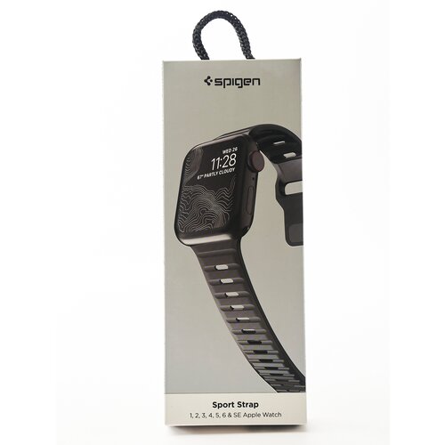 Ремешок Spigen Black Apple Watch Series 1/2/3/4/5/6/SE 38/40/41mm