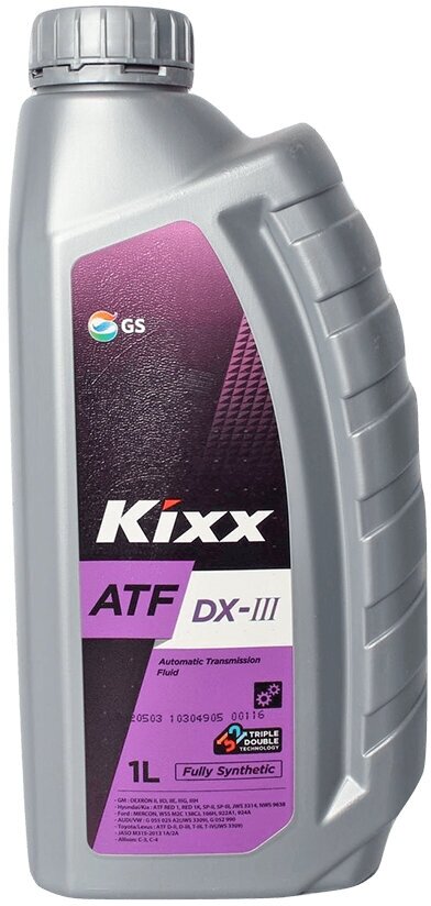 Масло трансмиссионное KIXX ATF DX-III 1л