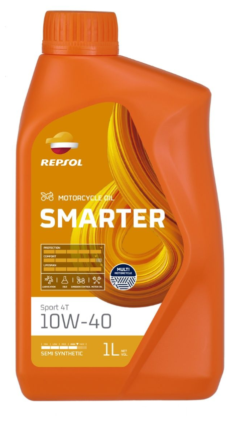 Мотороное масло REPSOL MOTO SMARTER SPORT 4T 10W40 1л 61016R