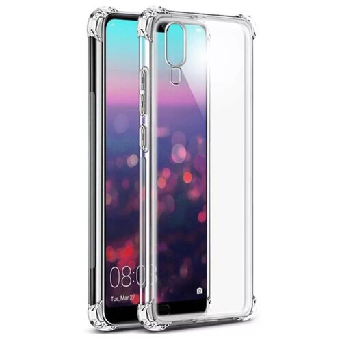 фото Силиконовый прозрачный чехол armor для huawei p20 lite / защитный противоударный чехол армор на хуавей п 20 лайт с усиленными углами pastila