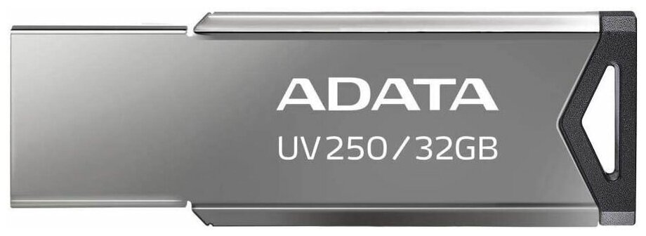 Флешка USB A-Data UV250 32ГБ, USB2.0, серебристый [auv250-32g-rbk]