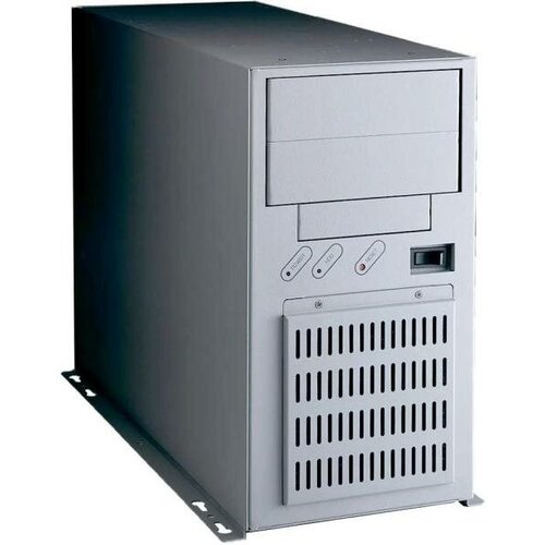 IPC-6608BP-00D Desktop/Wallmount Chassis, PICMG 1.0/1.3, Drive bays: 2*5.25 + 1*3.5, 8xFullSize ExpSlot, 1x120mm fan, w/o PSU, D