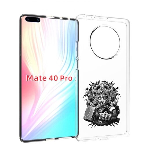 Чехол MyPads злой тор для Huawei Mate 40 Pro (NOH-NX9) задняя-панель-накладка-бампер чехол mypads тор рисунок для huawei mate 40 pro noh nx9 задняя панель накладка бампер