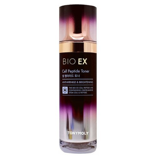 TONY MOLY Тонер для лица Bio EX Cell Peptide, 130 мл tony moly антивозрастная эмульсия для лица с пептидами bio ex cell peptide emulsion 130 мл