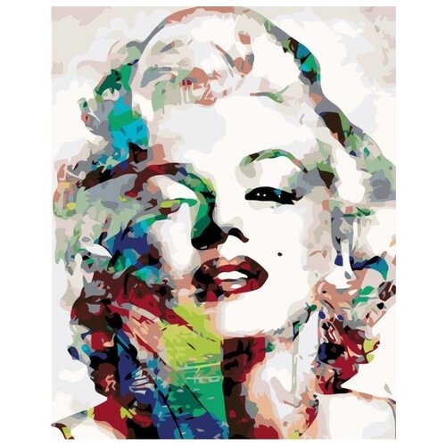 Картина по номерам Мэрилин Монро, 40x50 см картина по номерам мэрилин монро радужная 40x50 см