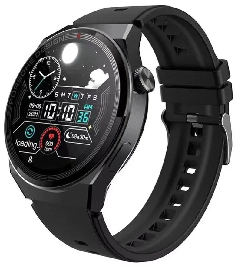Умные смарт-часы премиум GT3 Max Черные