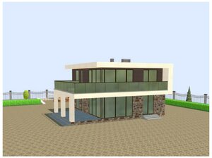 Проект <b>газобетонного</b> дома Catalog-Plans-62-71BD (165,09кв. м, 11,16x10,26м, газобетон 400) жилой дом
