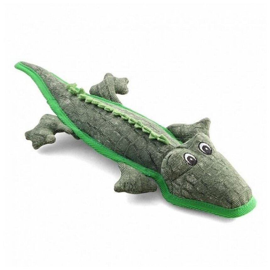 Игрушка для собак Triol Крокодил D9050, зеленый - фотография № 6