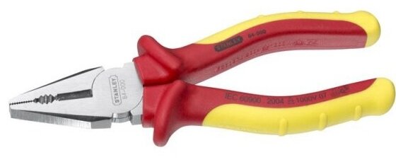 Плоскогубцы Stanley Hand Tools STANLEY 0-84-001 MaxSteel VDE, 185 мм, изолированные 1000в, 0-84-001