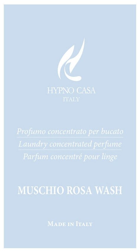 Аромат для стирки Hypno Casa "Бархатная Роза" (Muschio Rosa Wash), 10 мл
