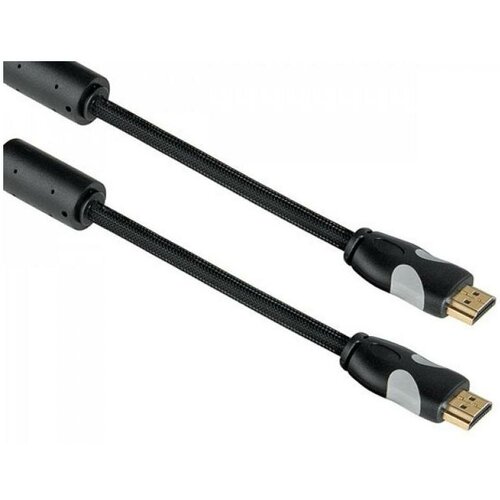 Кабель аудио-видео Thomson High Speed, HDMI (m) - HDMI (m) , 1.5м, GOLD, ф/фильтр, черный [00132106]