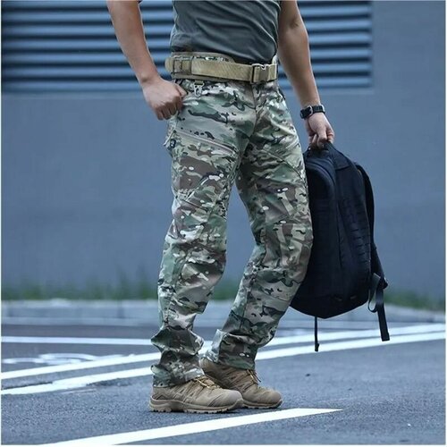Мужские Тактический брюки летние рип-стоп камуфлированные размер XXXL