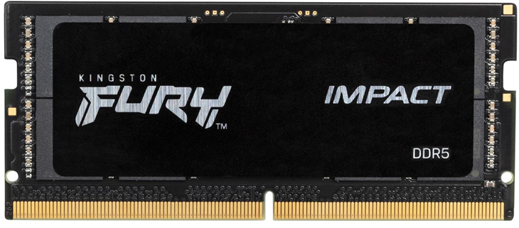 Оперативная память Kingston DDR5 8GB 4800MT/s CL38 SODIMM FURY Impact PnP (KF548S38IB-8)