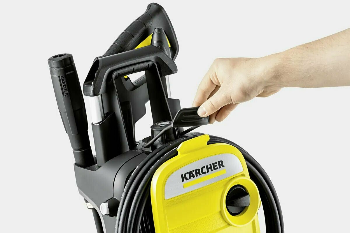 Мини мойка высокого давления Karcher K5 Compact + пенная насадка 1 литр + фильтр