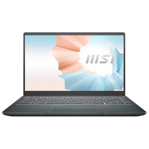 Ноутбук MSI Modern 14 B11MOU-1240RU 9S7-14D334-1240 (Intel Core i7 1195G7 2.9Ghz/16384Mb 512Gb SSD/Intel Iris Xe graphics/Wi-Fi/Bluetooth/Cam/14/1920x1080/Windows 11 Professional 64-bit)