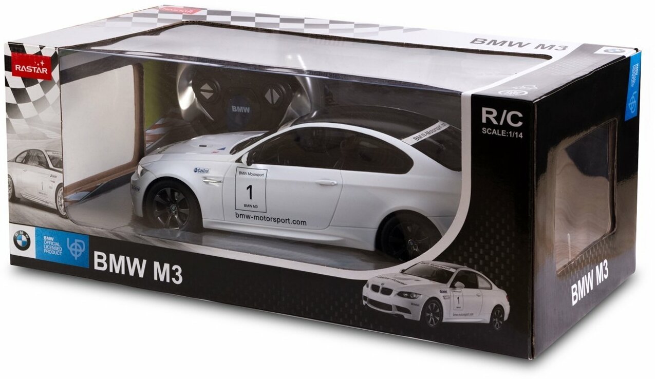 Легковой автомобиль Rastar BMW M3 спортивная версия 48000 1:14 33