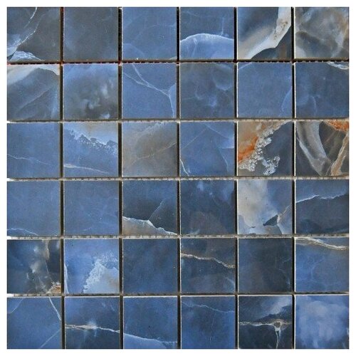 Мозаика Neodom Mosaico Onix Azul Polished 5x5 30x30 N20356