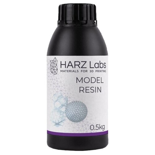 Фотополимер HARZ Labs Model Resin прозрачный (0.5л)