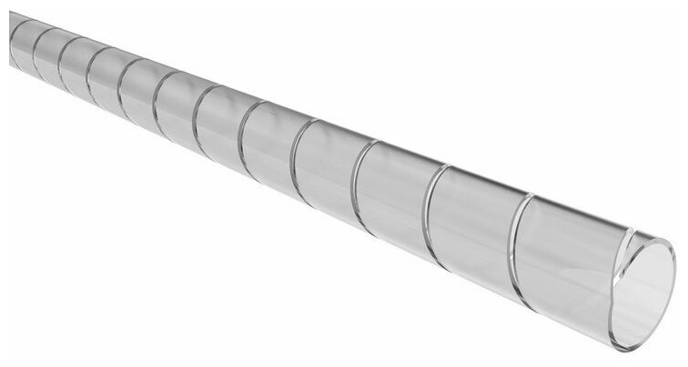 Кабельный спиральный бандаж REXANT, диаметр 15 мм, длина 2 м /SWB-15/, прозрачный 07-7015 - фотография № 1