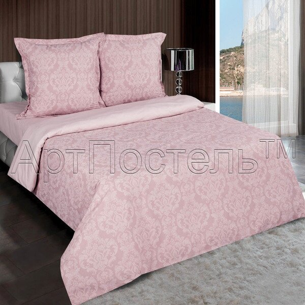 Постельное Белье «Византия розовая арт. 900/1» 1.5-спальное