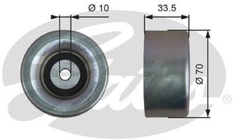 Ролик приводного ремня Gates T36173