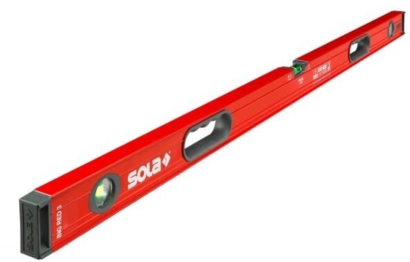 Уровень (L=150 см, 3 глазка) SOLA BIG RED 3 150 арт.01219501