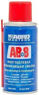 Смазка универсальная проникающая Abro Masters (100 мл) аналог WD-40 AB-8-100-RW