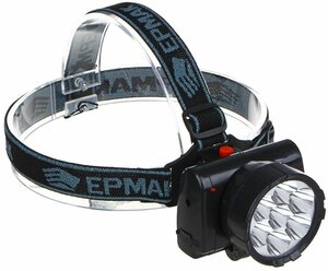 Фонарь налобный аккумуляторный ермак, 7 ярких LED, шнур 220В, 8,8х7х7,6см