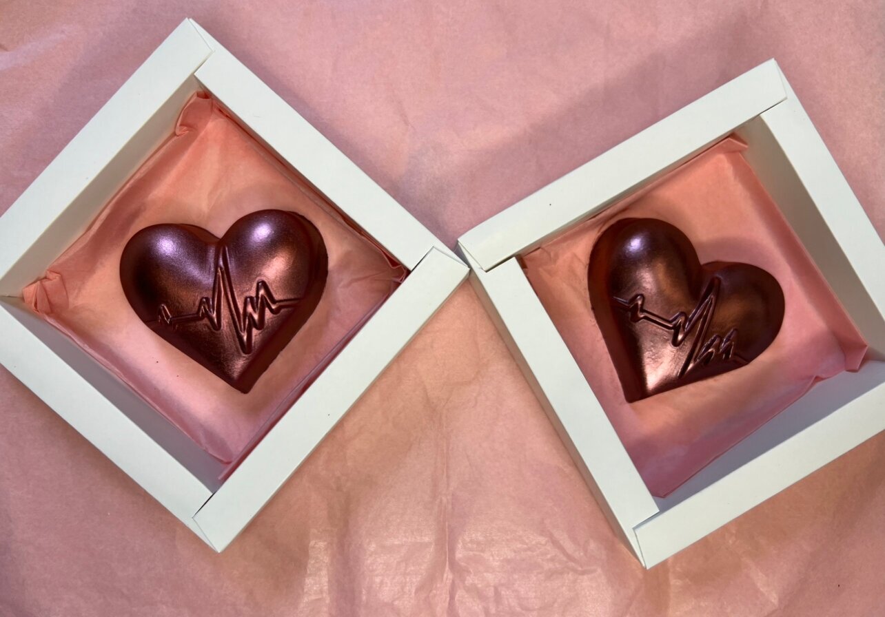 Шоколадная фигура "Сердце Кардиограмма" - фотография № 5