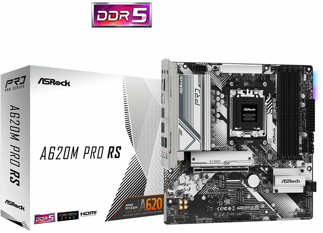 Материнская плата ASRock A620M PRO RS RTL