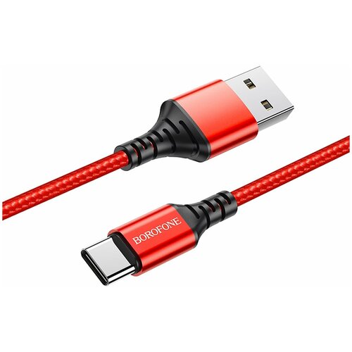 дата кабель borofone bx54 usb microusb 1 м черный Кабель USB - MicroUSB Borofone BX54, красный