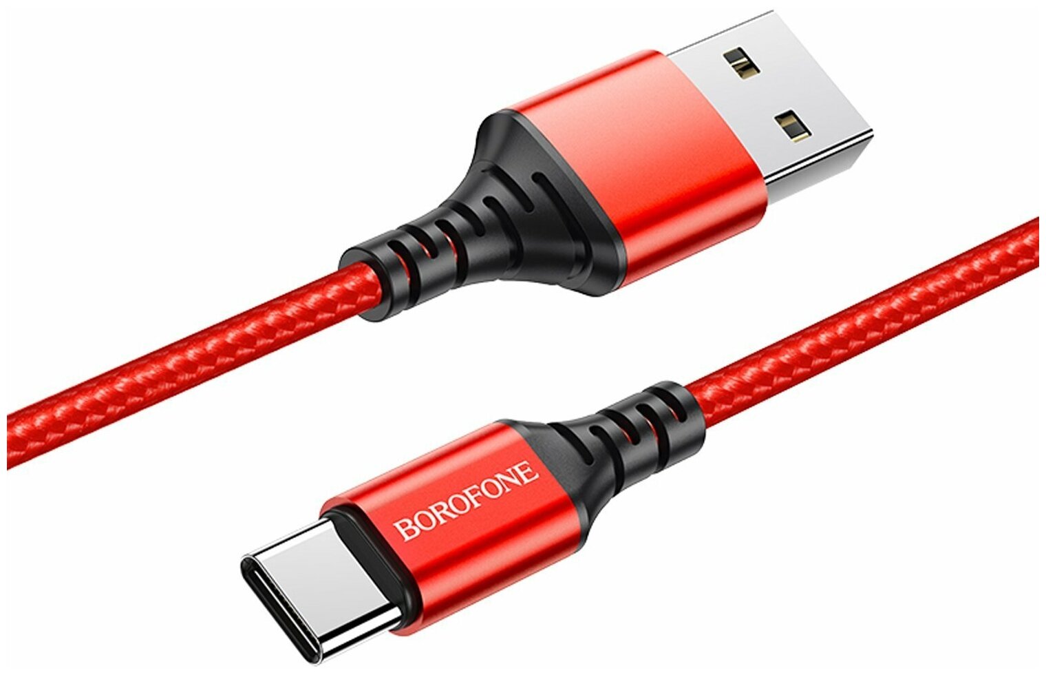 Кабель USB - MicroUSB Borofone BX54, красный