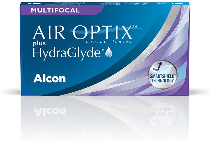 Air Optix plus HydraGlyde Multifocal (+3.75/Low/8.6)