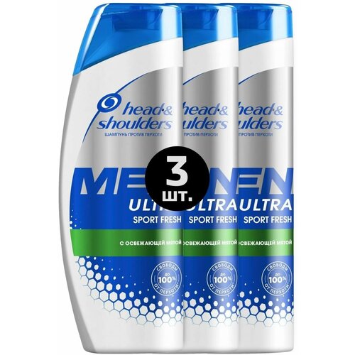 Head&shoulders Men Ultra С освежающей мятой 3х400 мл