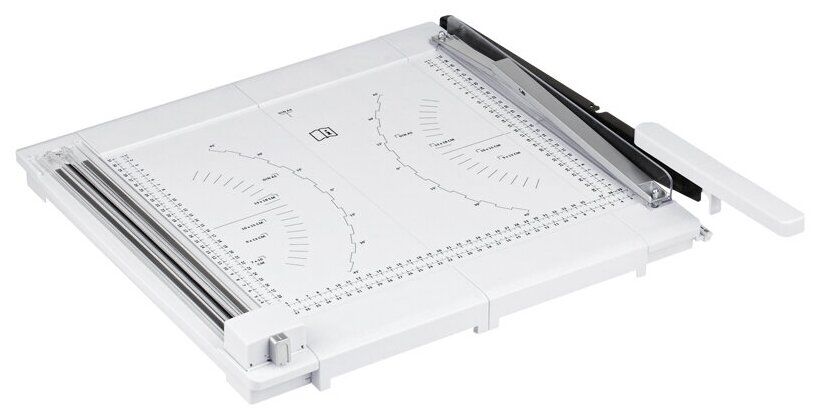 Резак роликовый/сабельный А4 OfficeSpace 320мм 2в1 до 10л 3 стиля резки