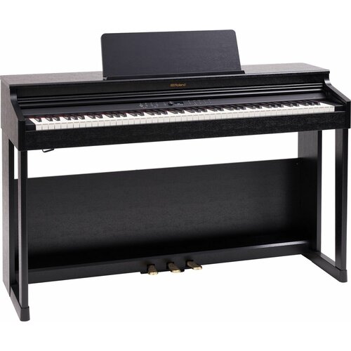 Roland RP701-CB цифровое фортепиано, 88 клавиш PHA-4 Premium, 324 тембров, 256-голосая полифония, цвет черный roland f701 la цифровое пианино 88 клавиш 256 полифония 324 тембра bluetooth audio midi