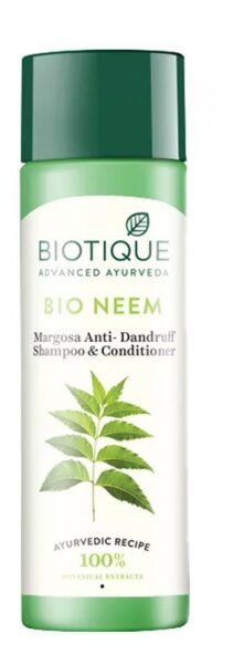 Biotique шампунь-кондиционер Bio Neem Margosa Anti - Dandruff от перхоти, 120 мл