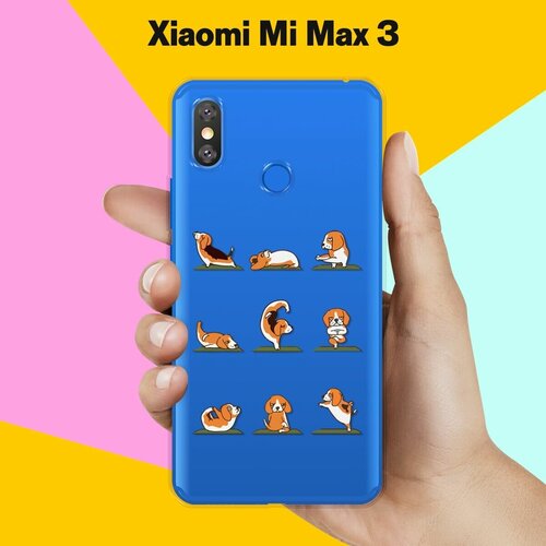 Силиконовый чехол на Xiaomi Mi Max 3 Зарядка от биглей / для Сяоми Ми Макс 3 силиконовый чехол на xiaomi mi max 3 сяоми ми макс 3 морозная лавина серая